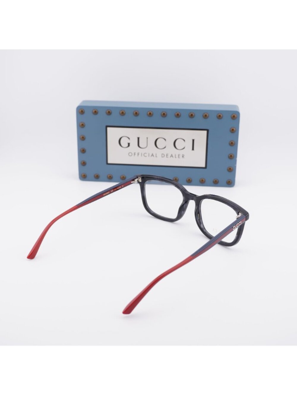Gucci GG1928O 004 Square Eyeglasses – Grey Havana 53mm - Picture 4 of 11